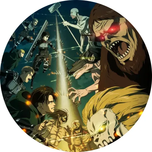 Значок Атака Титанів - 001