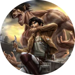 Значок Атака Титанів - 002