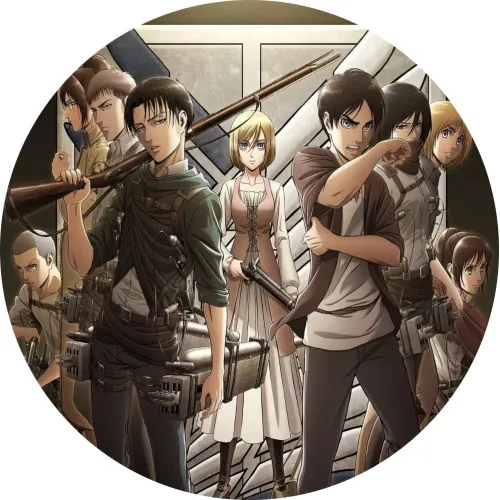 Значок Атака Титанів - 003