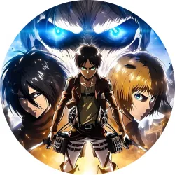 Значок Атака Титанів - 021