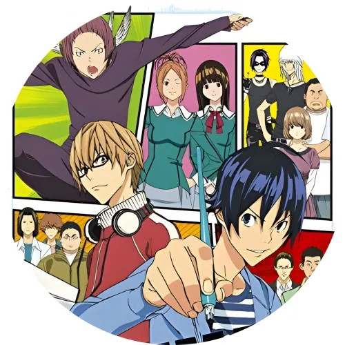 Значок Бакуман - 08