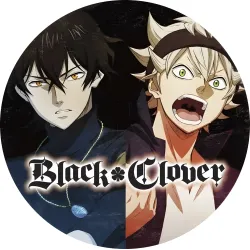 Значок Чорна конюшина - 01