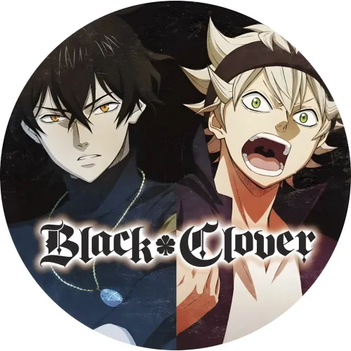 Значок Чорна конюшина - 01