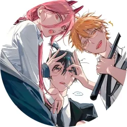 Значок Людина-бензопила - 030