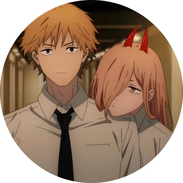 Значок Людина-бензопила - 123