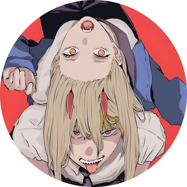 Значок Людина-бензопила - 127