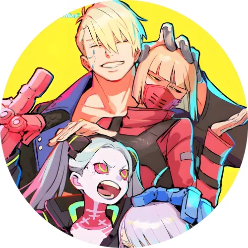 Значок Кіберпанк: На межі - 001