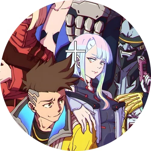 Значок Кіберпанк: На межі - 004