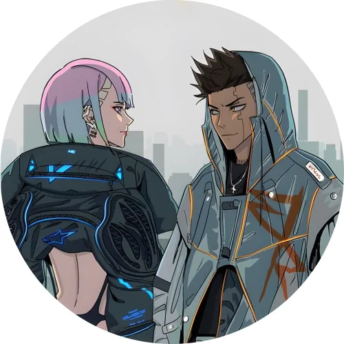 Значок Кіберпанк: На межі - 018