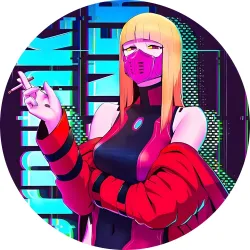 Значок Кіберпанк: На межі - 064