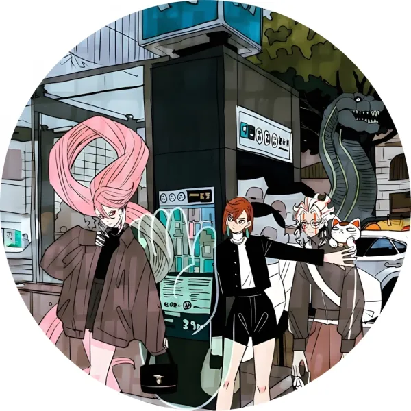 Значок Дандадан - 14