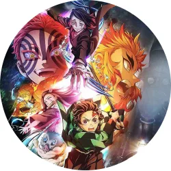 Значок Клинок, який знищує демонів - 006