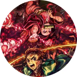 Значок Клинок, який знищує демонів - 008