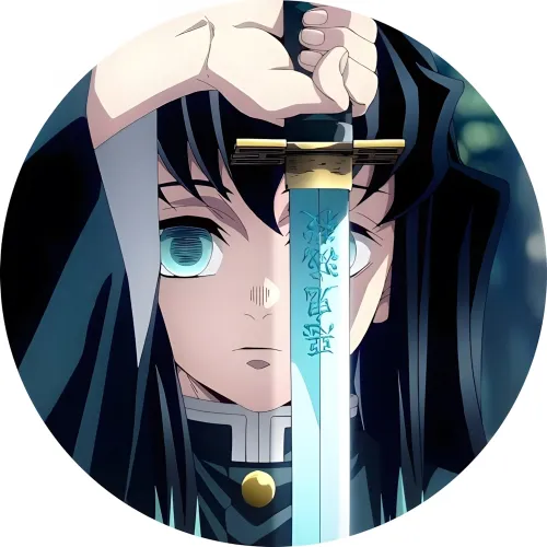 Значок Клинок, який знищує демонів - 023