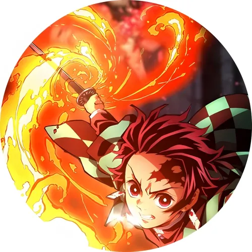 Значок Клинок, який знищує демонів - 029