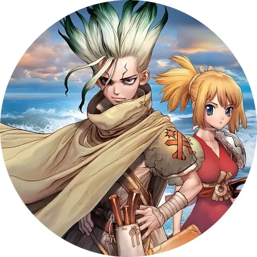 Значок Доктор Стоун - 004