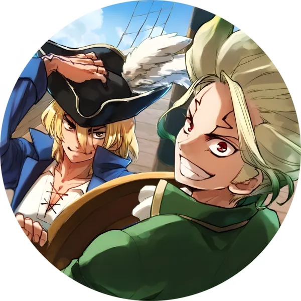 Значок Доктор Стоун - 017