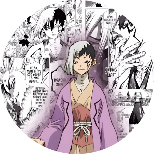 Значок Доктор Стоун - 148