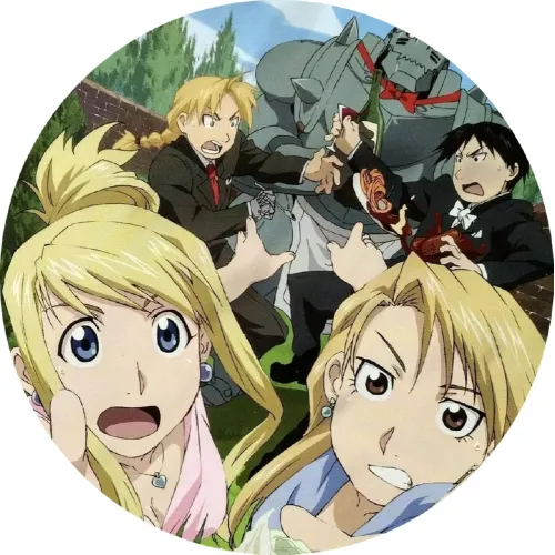 Значок Сталевий алхімік. Братерство - 008