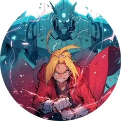 Значок Сталевий алхімік. Братерство - 013