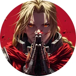 Значок Сталевий алхімік. Братерство - 018