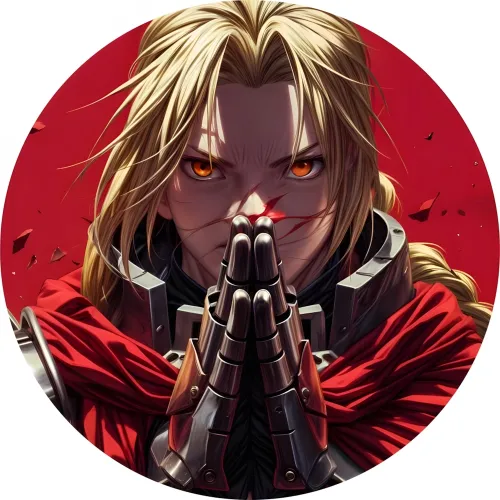 Значок Сталевий алхімік. Братерство - 018