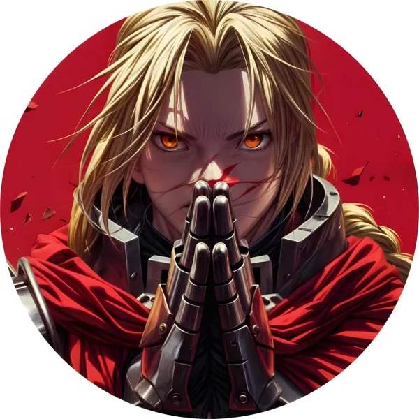 Значок Сталевий алхімік. Братерство - 018