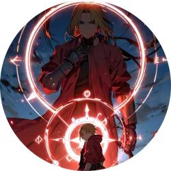 Значок Сталевий алхімік. Братерство - 022