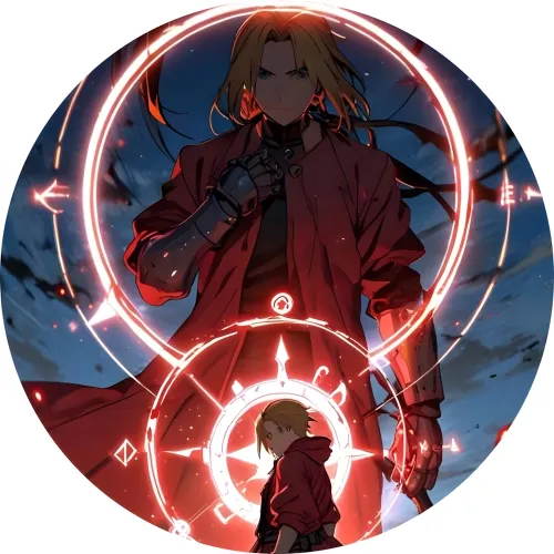 Значок Сталевий алхімік. Братерство - 022