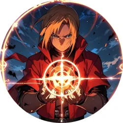 Значок Сталевий алхімік. Братерство - 023