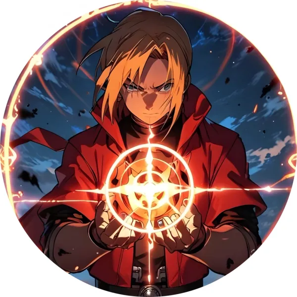 Значок Сталевий алхімік. Братерство - 023