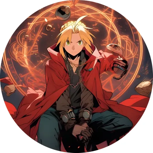 Значок Сталевий алхімік. Братерство - 028