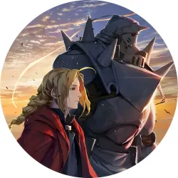 Значок Сталевий алхімік. Братерство - 100