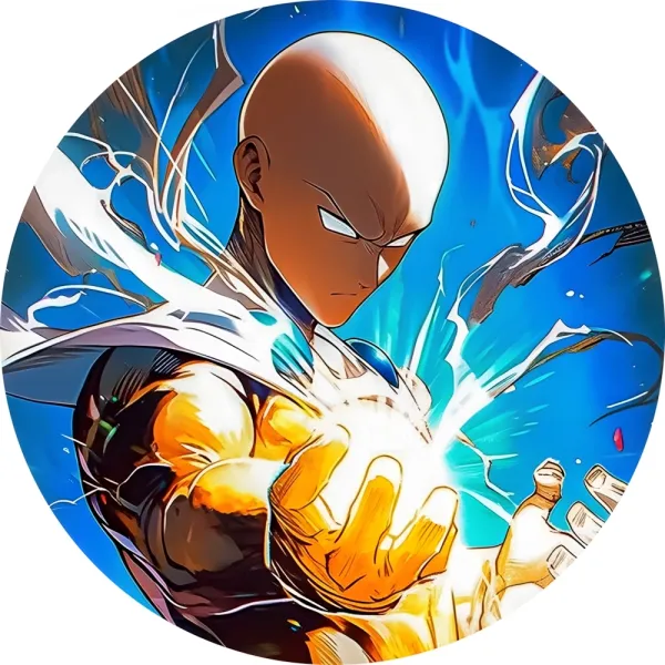 Значок Ванпанчмен - 017