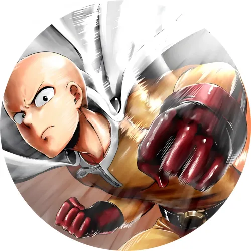 Значок Ванпанчмен - 020