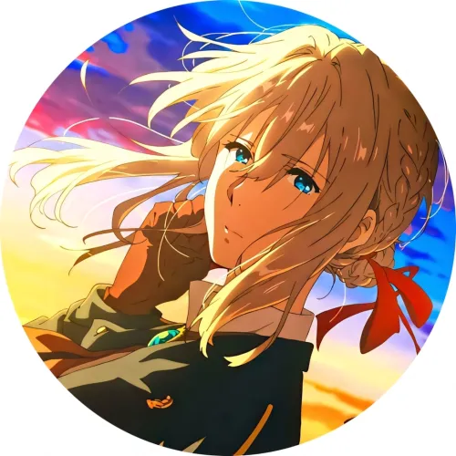 Значок Вайолет Еверґарден - 02