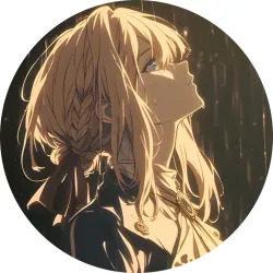 Значок Вайолет Еверґарден - 07