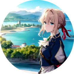 Значок Вайолет Еверґарден - 64