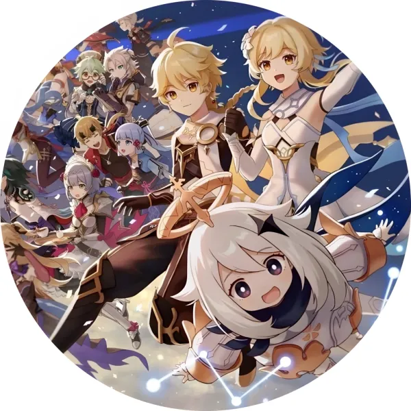 Значок Genshin Impact - 001