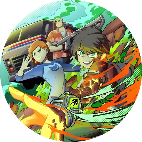 Значок Бен 10 - 13