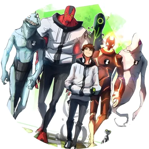 Значок Бен 10 - 17