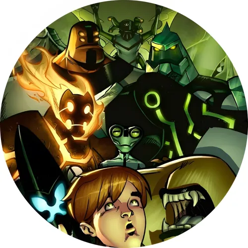 Значок Бен 10 - 18