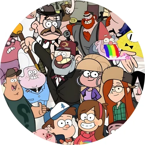 Значок Гравіті Фоллс - 02