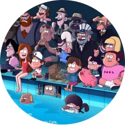 Значок Гравіті Фоллс - 03