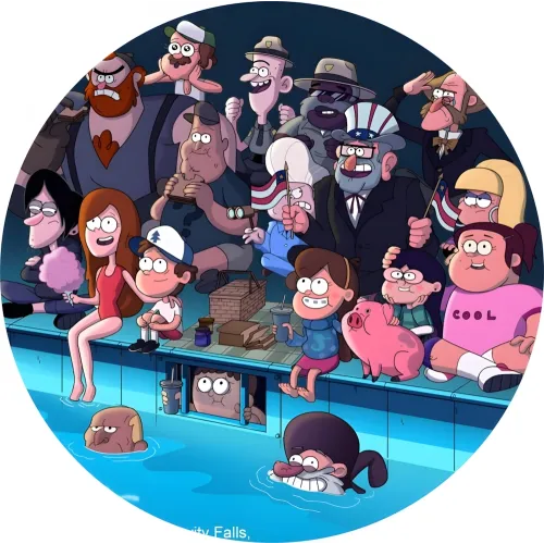 Значок Гравіті Фоллс - 03