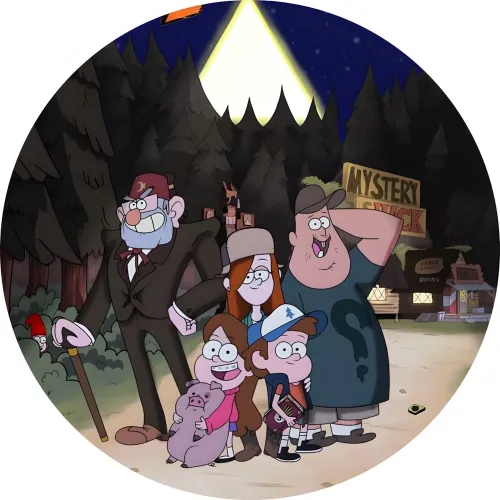 Значок Гравіті Фоллс - 09