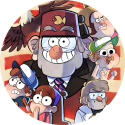 Значок Гравіті Фоллс - 10