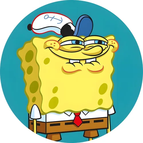 Значок Губка Боб Квадратні Штани - 01