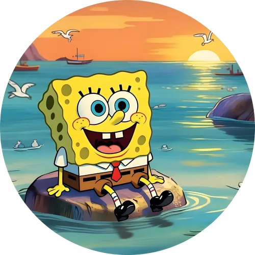 Значок Губка Боб Квадратні Штани - 06