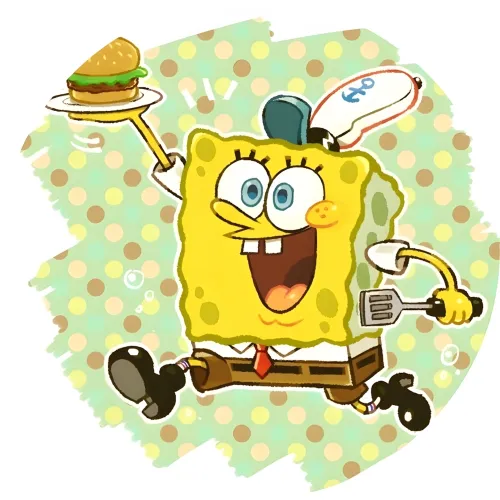 Значок Губка Боб Квадратні Штани - 19